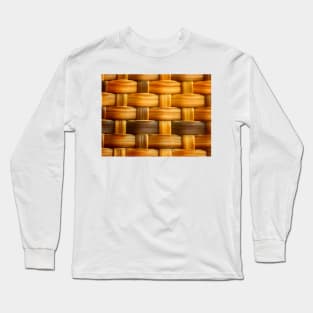 Moroccan Weave in GOLD Long Sleeve T-Shirt